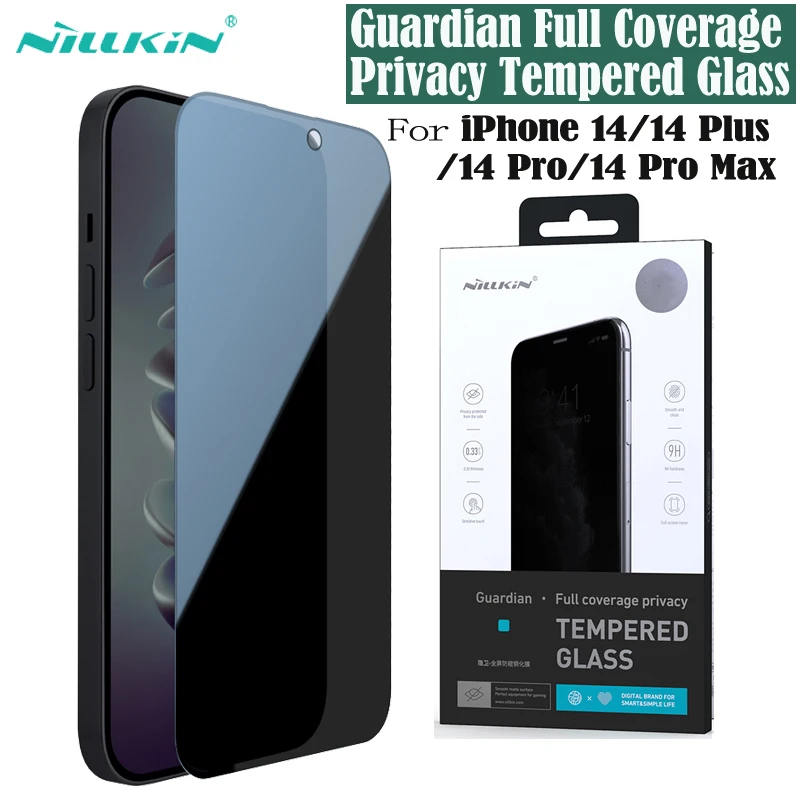 For iPhone 14 Pro Max Tempered Glass Nillkin privacy protection glass For iPhone14 Screen Protector For iPhone 14 Pro /14 Plus