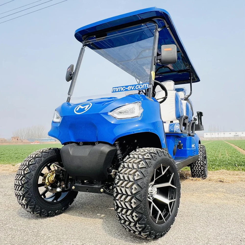 New Off-Road Hunting Car 6-Seater Golf Cart Customized Travel Electric Shopping Cart 5kW 12-Inch Tire Disc Brake