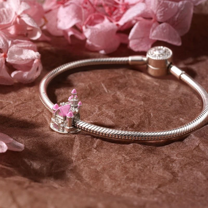 جديد 925 فضة كعكة عيد ميلاد عدد سحر of ley 925 سلسلة مطرز صالح الأصلي قلادة سوار DIY بها بنفسك السيدات مجوهرات