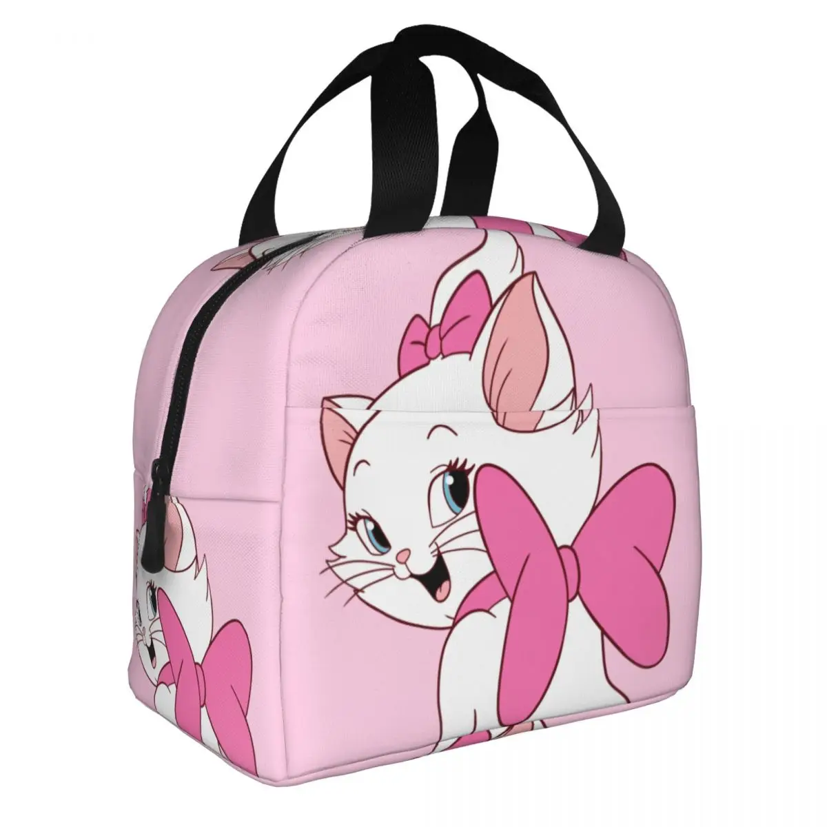 Aristocats Baby Kitty Bows Looking Back Insulated Lunch Bags Large Reusable Thermal Bag Lunch Box Tote Office Picnic Girl Boy