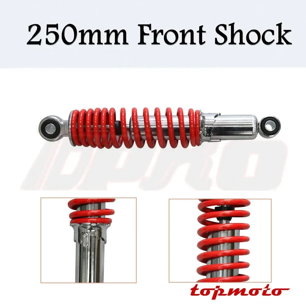 400LBS 25/26/27/29cm Front Shock Suspension Absorber for Motorcycle 50cc 70 90 110 125cc Dirt Pit Bike ATV Go Kartnot hydraulic