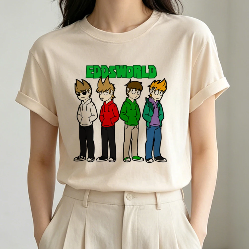 Eddsworld shirt femme harajuku jojifuku korean fashion shirt manga alternative  dollette kawaii