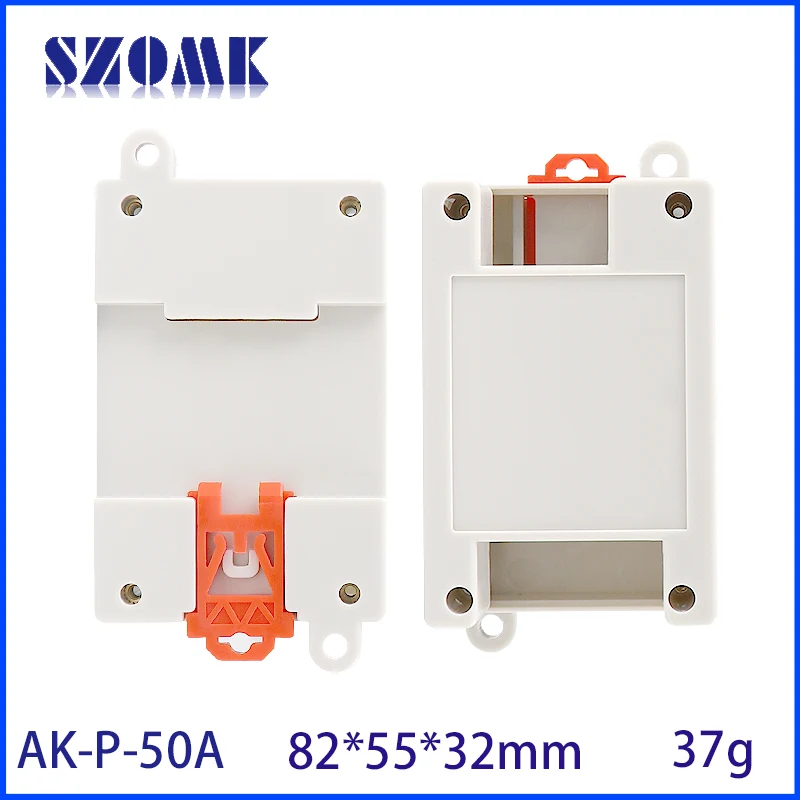 Din السكك الحديدية الضميمة مشروع إلكتروني ، Plc كابل تقاطع مربع ، الفاصل جبل موصل القضية ، في الهواء الطلق أسود مربع ثنائي بي سي