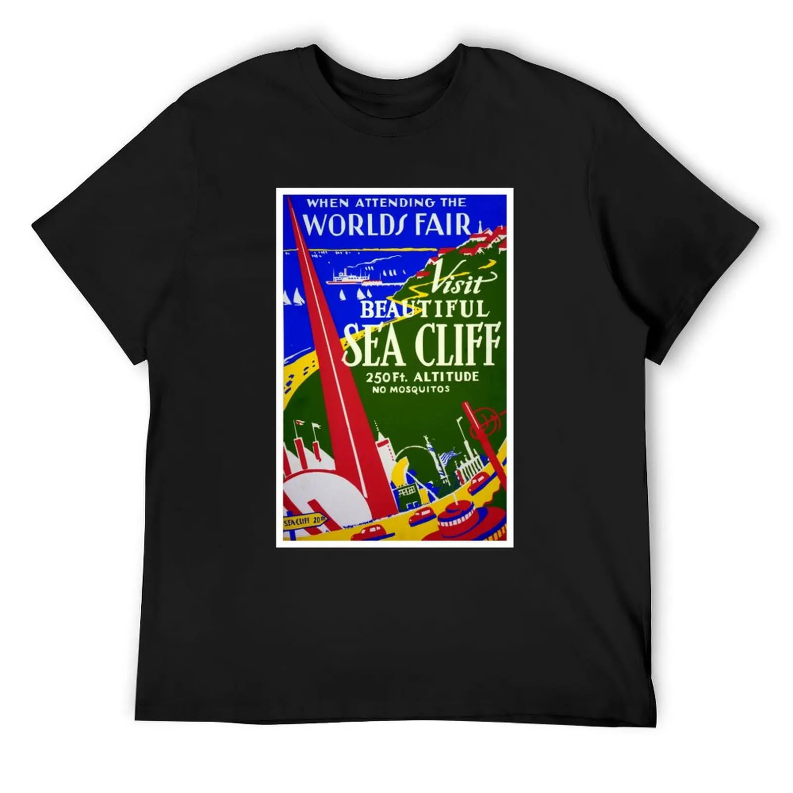 

Vintage Sea Cliff Long Island New York Travel T-Shirt cheap stuff custom shirt luxury t-shirt sports fans men clothings