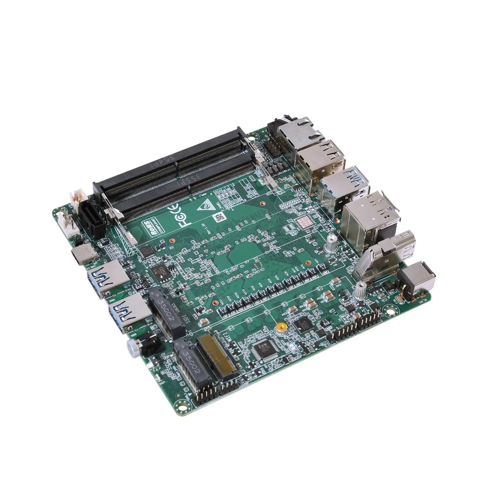 AvaCoreIntel 12th/13th 2*DDR5 64GB DP Support 8K Triple Dis-play 6*USB Industrial Mini PC Motherboard