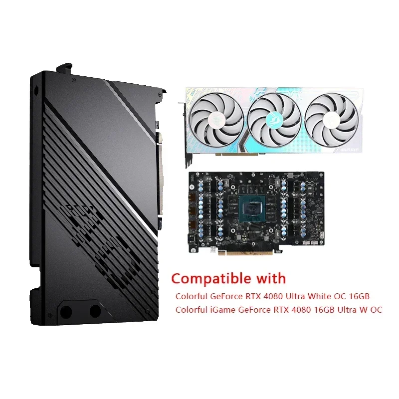 Granzon GBN-IG4080ULOC /GPU Water Block for Colorful iGame GeForce RTX 4080 Ultra W OC 16G Video Card / T2 Red Copper Material