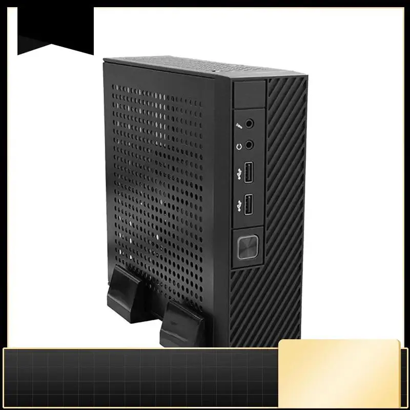 

N33R-M06 Mini Desktop Case MINI-ITX PC Chassis Versatile And Efficient Industrial Control Case With Foot Stand Easy Install