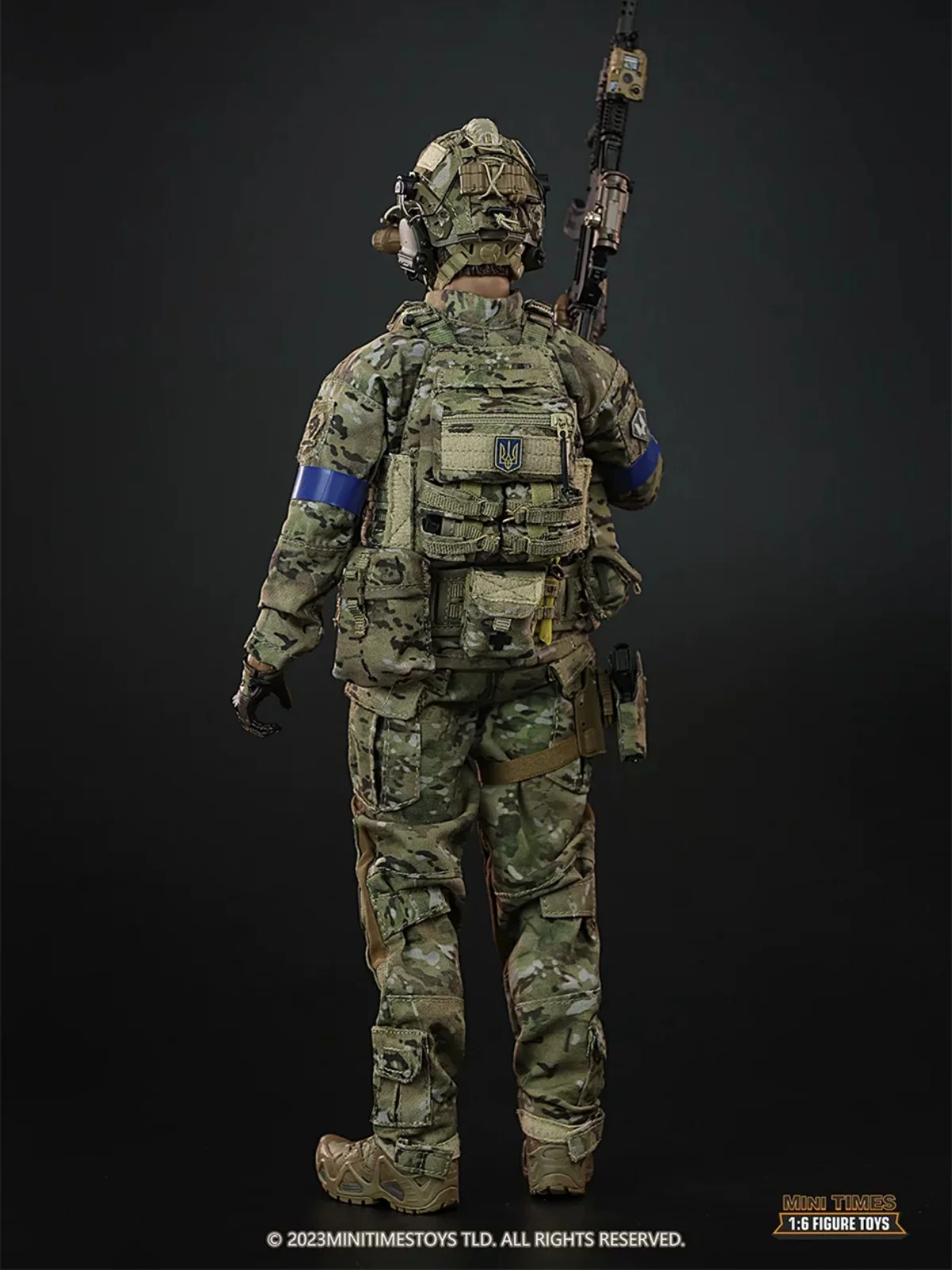 En stock, juguetes Minitimes M047, figura de acción coleccionable de 12'' a escala 1/6, soldado masculino con equipo de combate de camuflaje, juego completo.