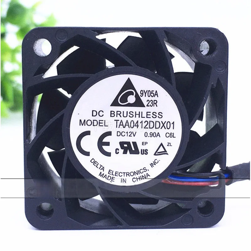 Вентилятор охлаждения HJY Delta TAA0412DDX01 DC12V 0.9A, 4020, 4 см, 1 шт.