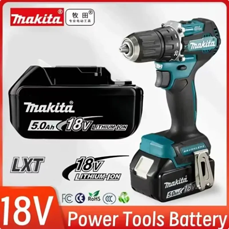 Batterie Makita 100% originale, batterie rechargeable 18V 5.0Ah 6.0Ah 9.0Ah, remplaçant les batteries Makita BL1830 BL1840 BL1850 BL1860B