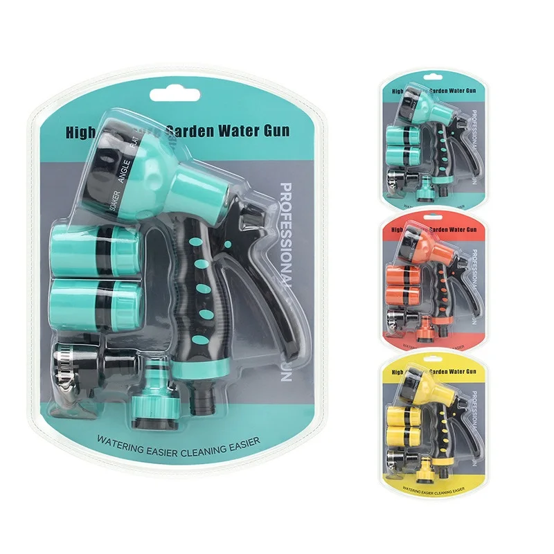 New Multi Color 8 Function Garden Hose Nozzle Sprayer Garden Water Gun for Pet Washing Flower Watering