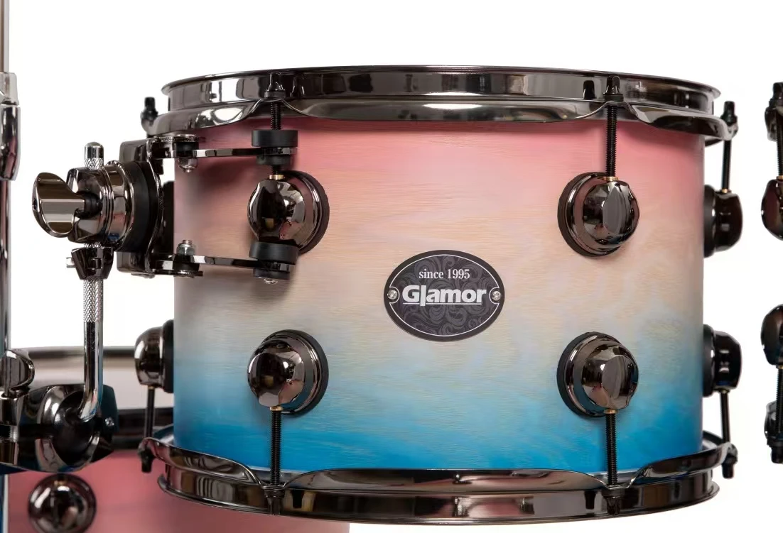 بريق طبل آلة موسيقية Enom 3 سلسلة قوس قزح انفجار نمط مجموعة طبلة مجموعات الطبول المهنية الحديثة