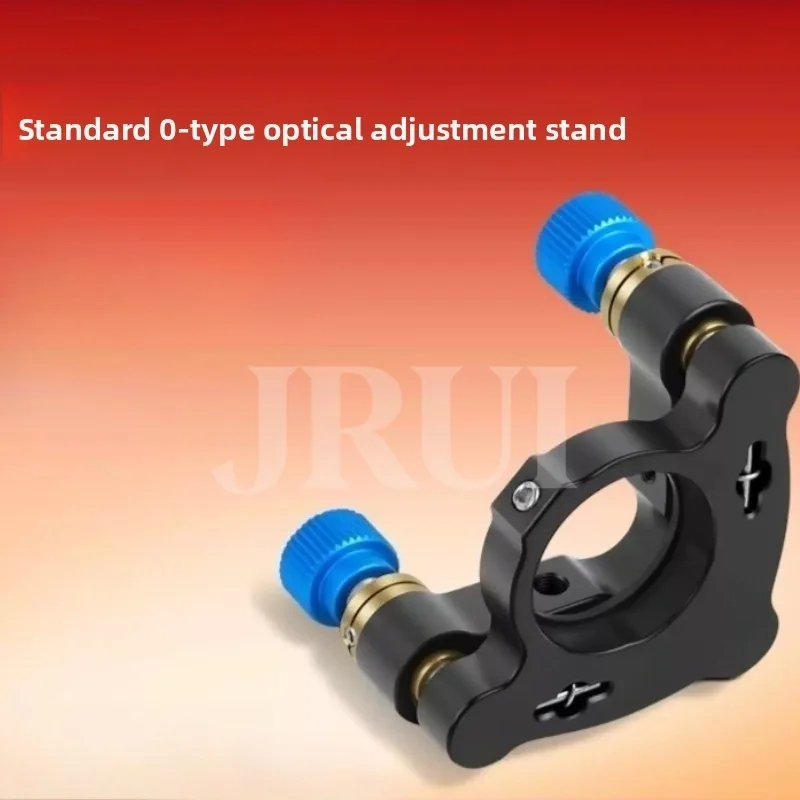 FSD-1-2D/∅25.4 2D Optical Adjustment Frame, Adjustable Pitch Mirror Mount 3D Lens Holder Experimental Adjustment Frame GRY