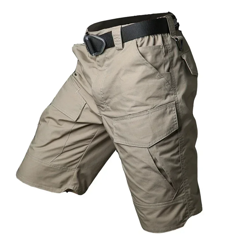 Summer Hiking Shorts Pants Men Tactical Waterproof Hunting Quick Dry Shorts Travel Fishing Outdoor Sports Ripstop Shorts