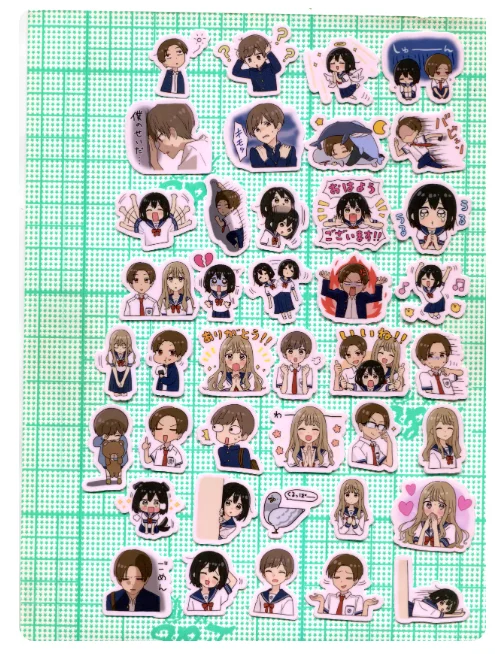 40pcs/pack Senpai is an Otokonoko 2-3cm waterproof sticker