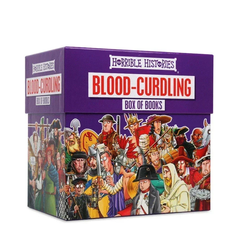 Books of20 Volumes English Original HorribleHistoriesBlood-Curdling/Horrible History Set Beautiful Package Story Books for Child