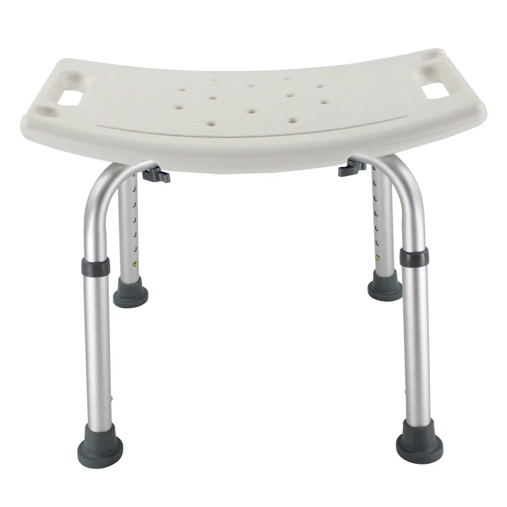 Chaise de salle de bain et de douche pliante pour personnes âgées, tabouret, banc de douche antidérapant, 6 vitesses réglables en hauteur