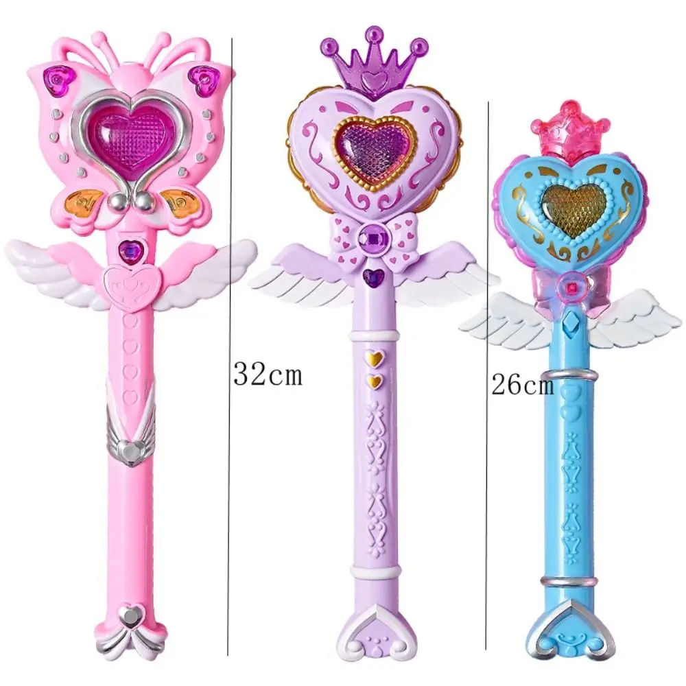 Fairy Wand Luminous การ์ตูนกระพริบ Glow Stick เพลงที่มีสีสันกระพริบ Glow Stick น่ารัก Sound Wand Fairy การ์ตูนอะนิเมะของเล่นเด็ก