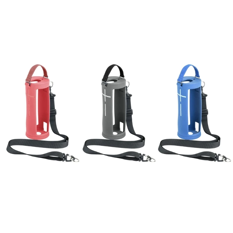 

Sturdy Silicone Case with Carabiner Hook for UE Megaboom 3 Portable Speaker Ensure the Safety of Speaker in All Scenarios