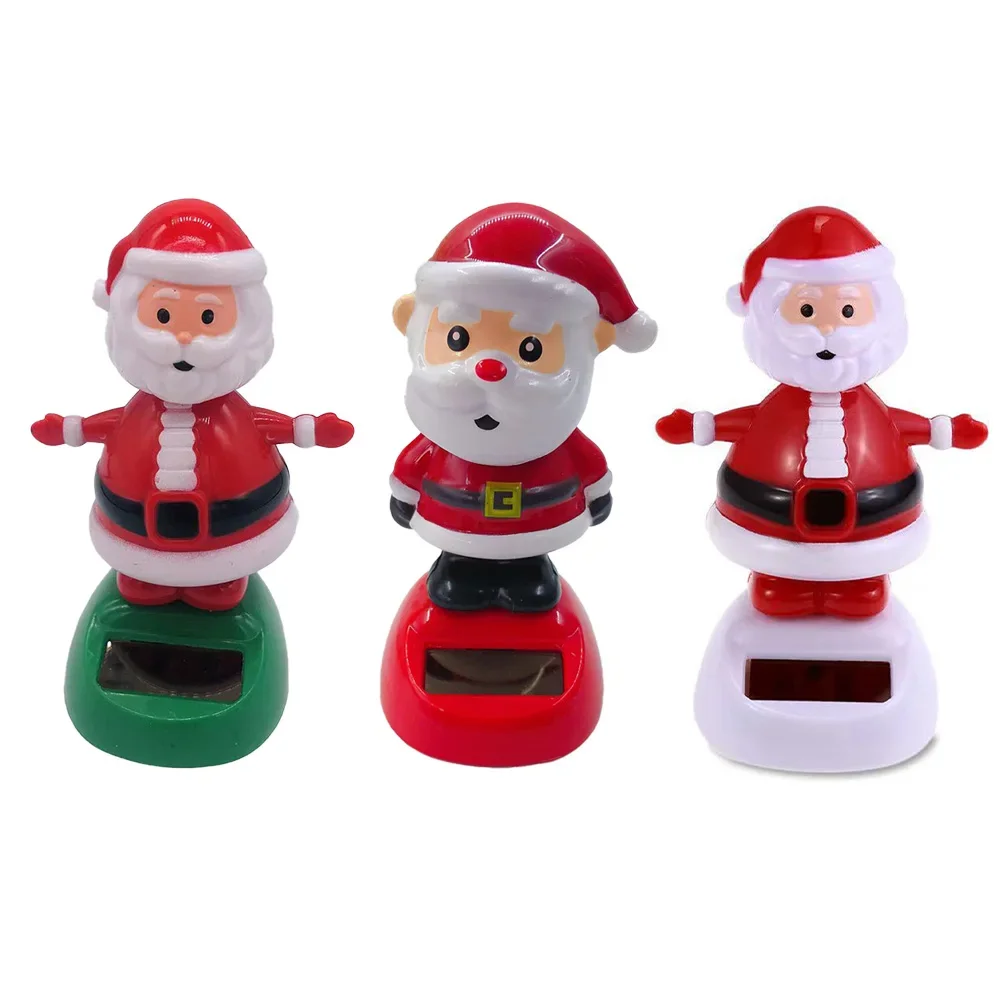 Solar Dancing Father Christmas Santa Claus Christmas Decoration Ornament Toy Home Party Ornament Decor Halloween Decoration 2024