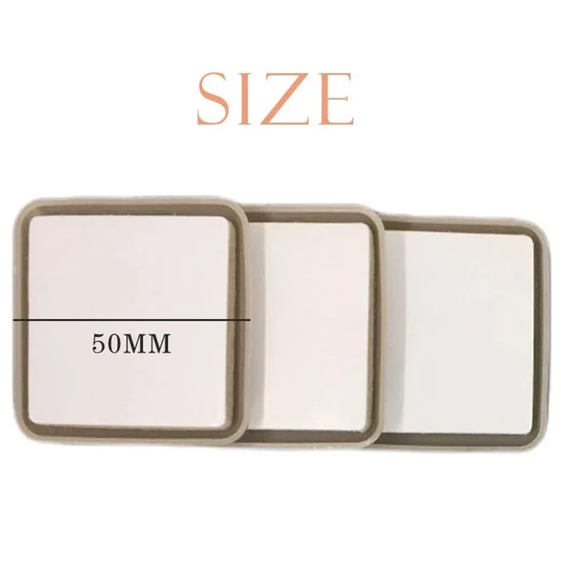 16Pc Furniture Sliders And Gliders Square Self Adhesive Chair Leg Sliders Floor Protector Pads For Moving Furniture Bed riser