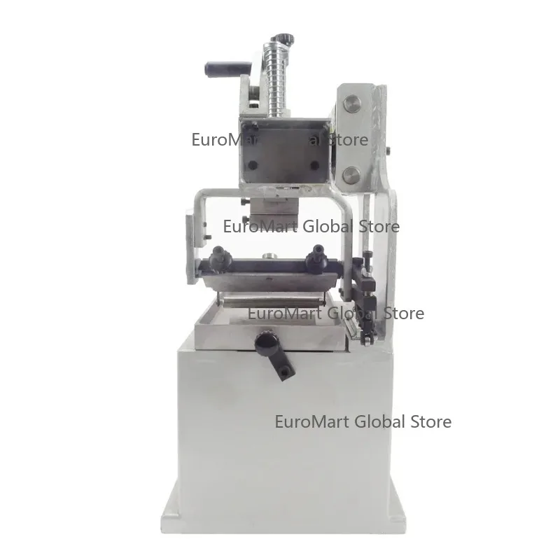 Single Color Manual Pad Printing Machine 150-100, Company Logo Oil Stamping Printer with Die Board & Pad Head for Pattern Printi