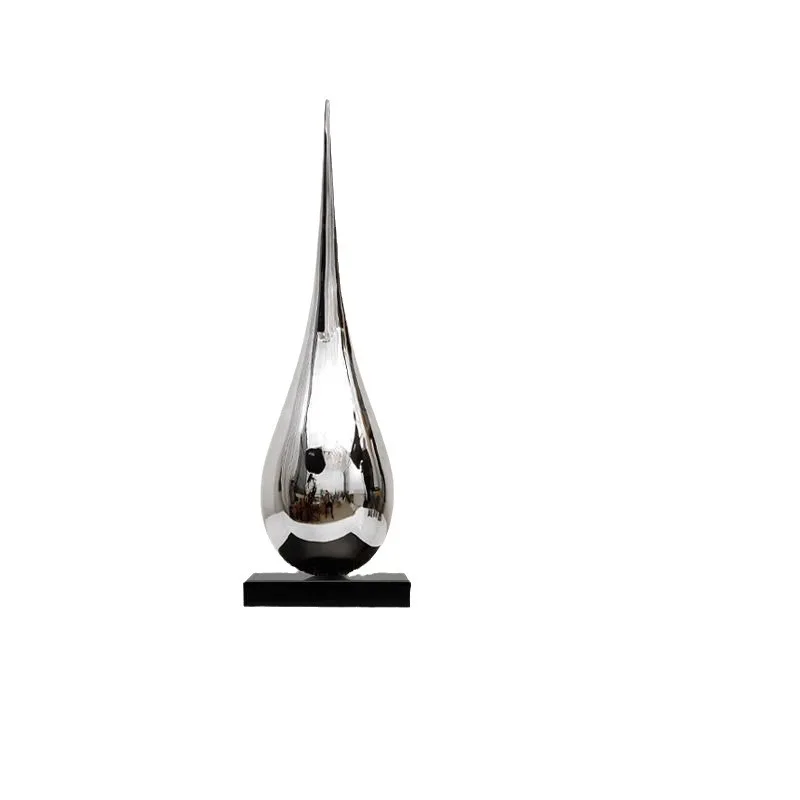 

Modern light luxury water drop sculpture large ornament abstract living room porch aisle shopping mall hotel high-end