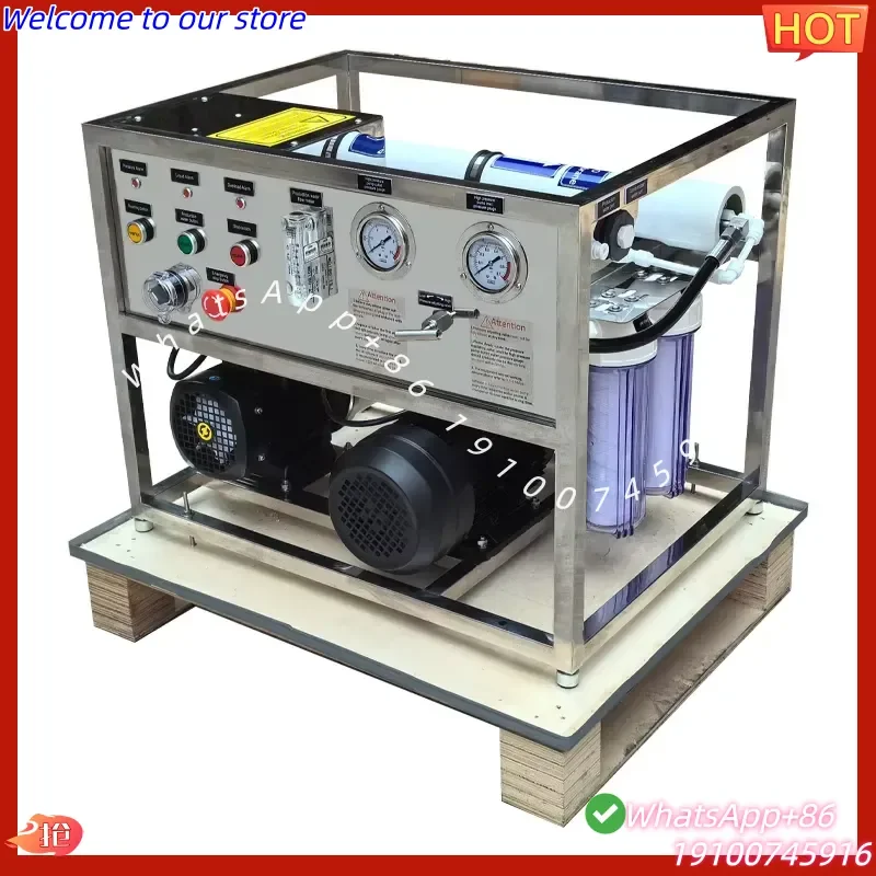 2026Hot 700L/Day RO Seawater Desalination Machine to Remove Seawater Salt Portable Desalination System Outdoor Reverse
