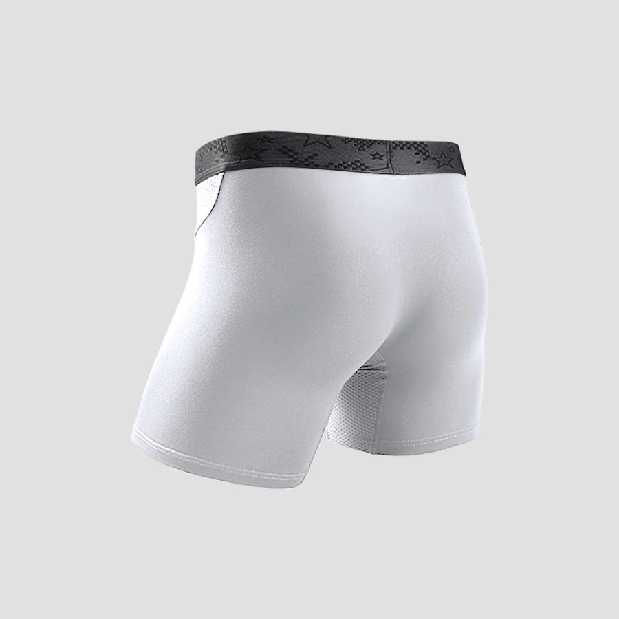 

Men's boxer shorts, anti-friction leg pants for sports, plus-size shorts, antibacterial four-cornered underpants for running