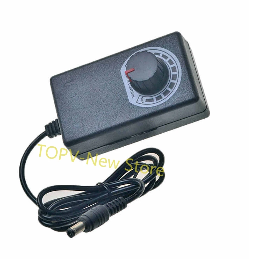 100-240V Input Adjustable Speed Adapter Power Supply Speed Switch Motor Water Pump Speed Regulator DC3-12V Output Speed Governor