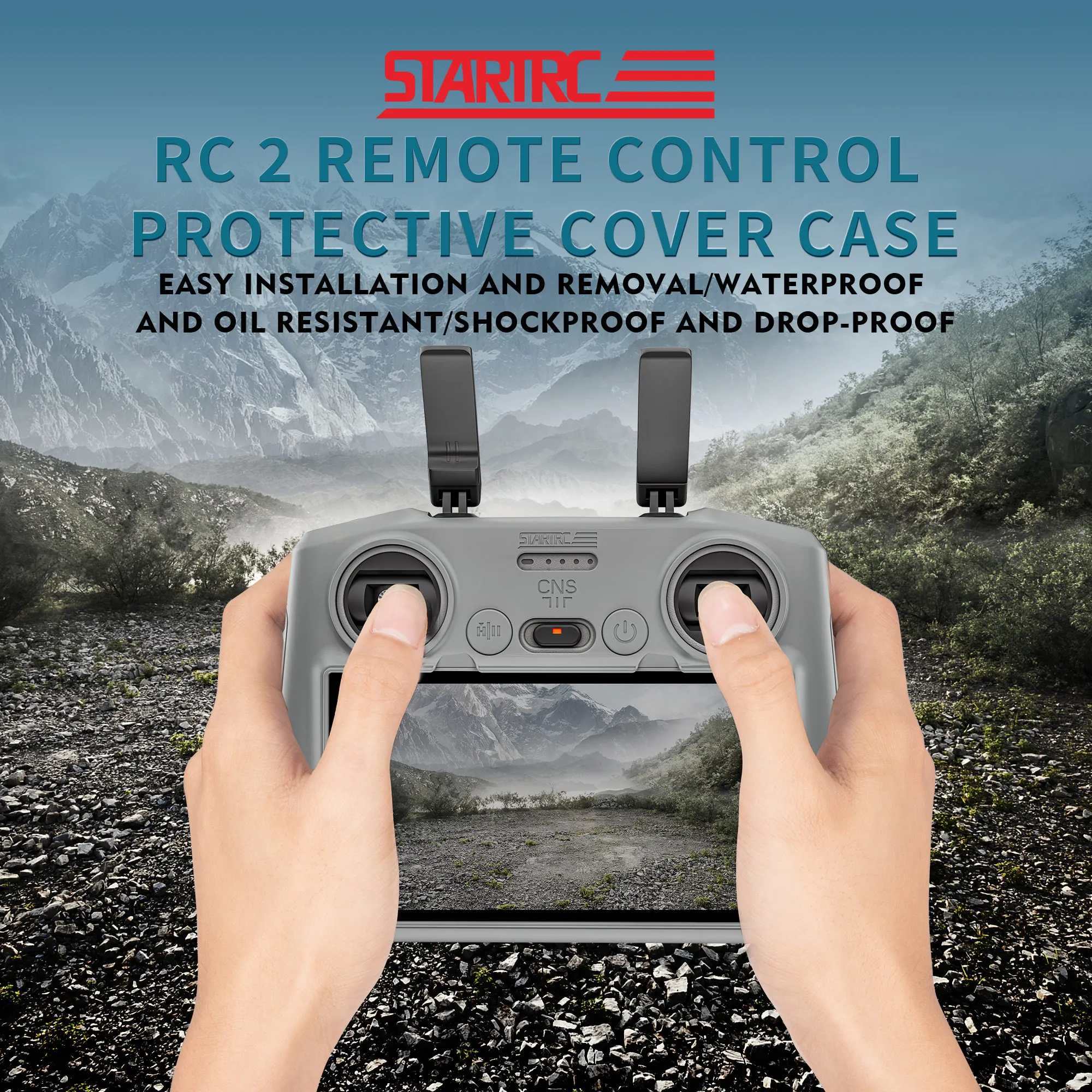 

RC N2 Controller Parts Silicone Cover For DJI Air 3 Drone Accessory Remote Controller Protective Dustproof Case