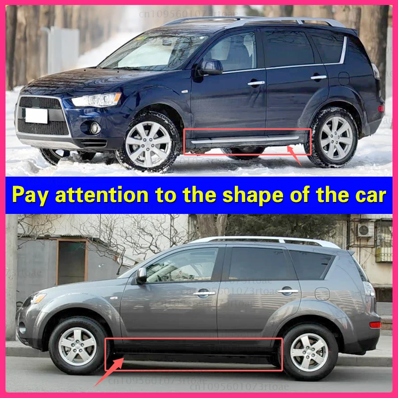 لميتسوبيشي أوتلاندر 2009 ~ 2012 CW ZG ZH ES SE XLS GT واقيات الطين للسيارة واقيات الطين المصدات سبلاش Duraflap ملحقات