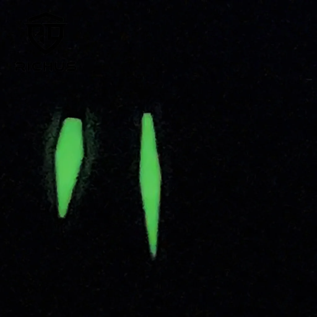 RICHUS 실버 브라운 시계 바늘 녹색 야광 NH34 NH35 NH36 무브먼트 시계 액세서리