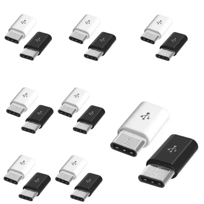 Micro USB To Type C Android Phone Adapters OTG Converter USB C Male To Micro Female Connectors for Galaxy Note 10