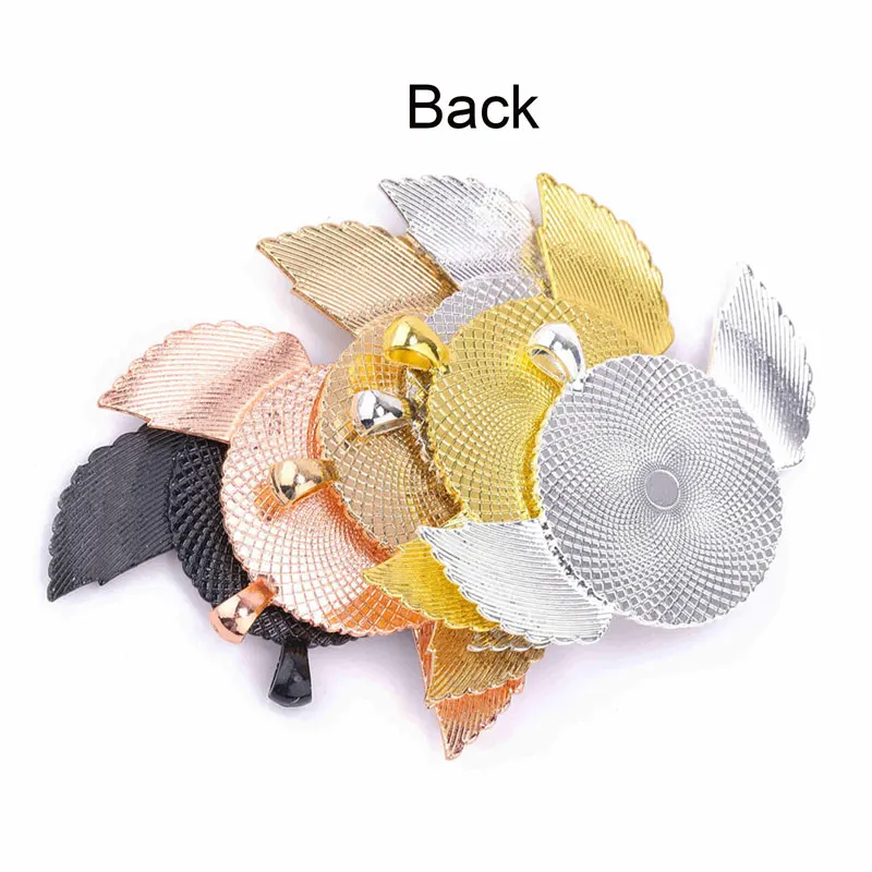 Leere Anhängerbasis für Flügel, 30 mm innen, Cabochon-Basis mit Zirkon-Fassungen, Zubehör für DIY-Pop-Schmuck und Accessoires – Detail 2