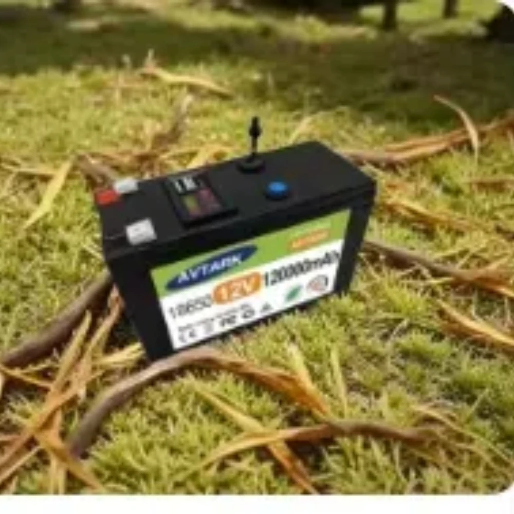 

New Upgraded LiFePO4 Lithium Battery12V 120Ah Portable Rechargeable Battery Built-in 5V 2.1A Usb Power Display Port Charging