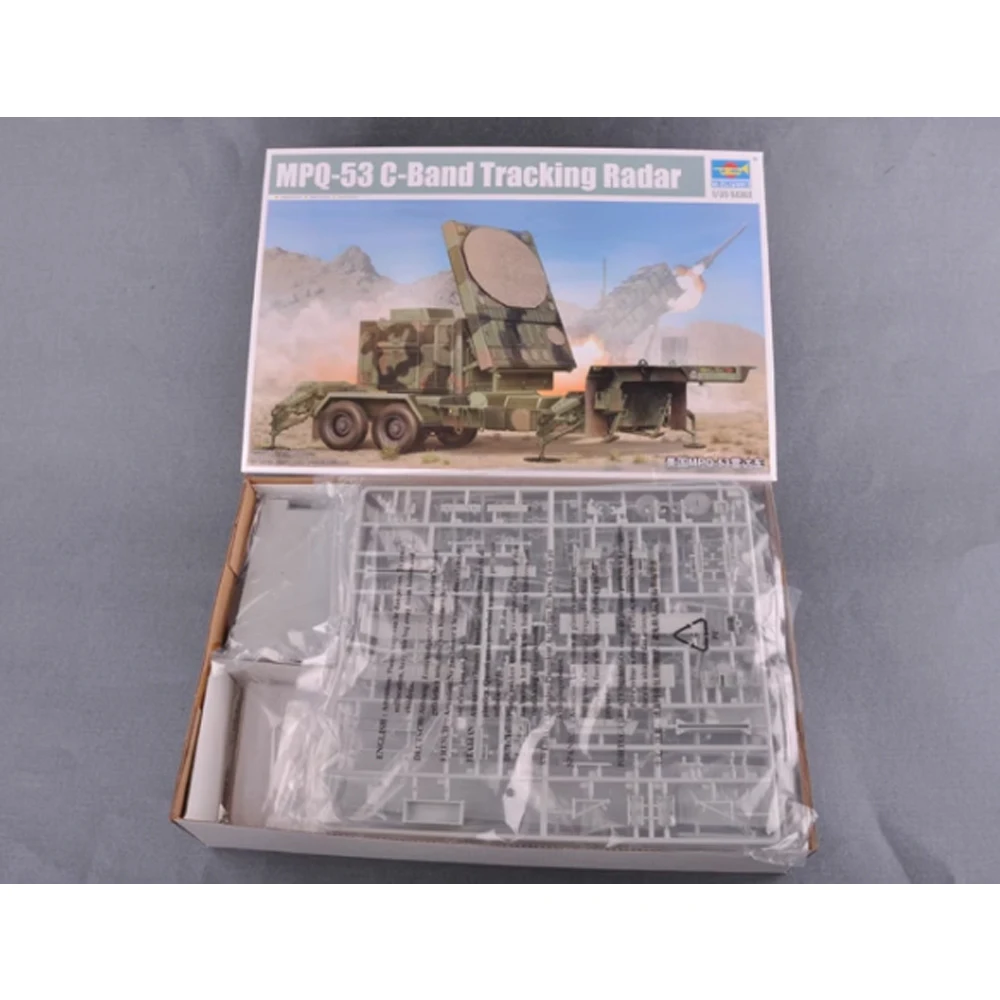 

Trumpeter 01023 масштаб 1:35 США MPQ53 MPQ-53 C полосовой отслеживающий радар военный автомобиль пластиковая сборная модель комплект строительная игрушка