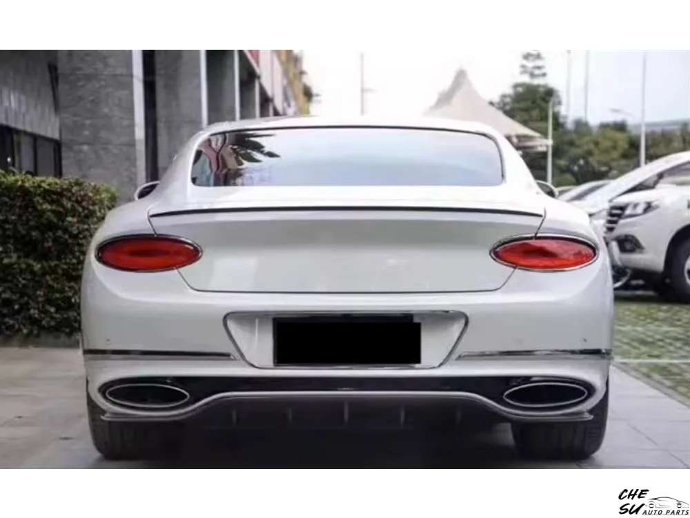 Customized Lightweight Rear Bumper Lip Car Kit for Bentley 18-22 Continental GT Upgraded Carbon Fiber Rear Diffuser Body Kit
