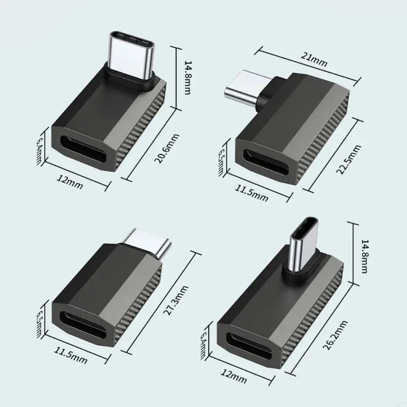 1Pack 100W 10Gbps Adaptateurs USB C