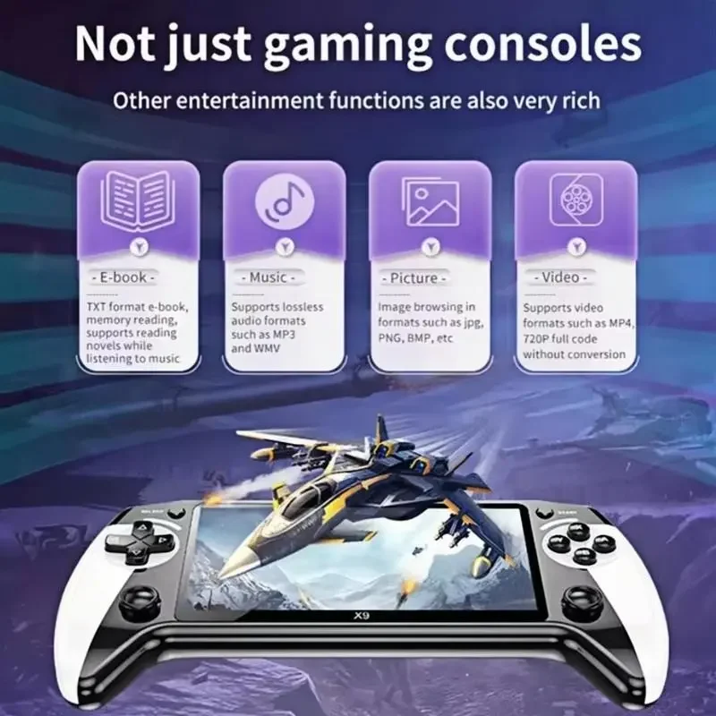 X9 Handheld Game Console, Rech - Gaming Console.Emulators recension och pris