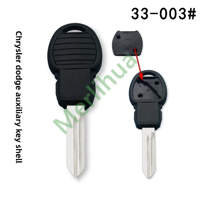 FOR Chrysler Dodge Jeep Wrangler Commander Remote Key Shell, Spare Replacement Key Housing For Car Remote Fob