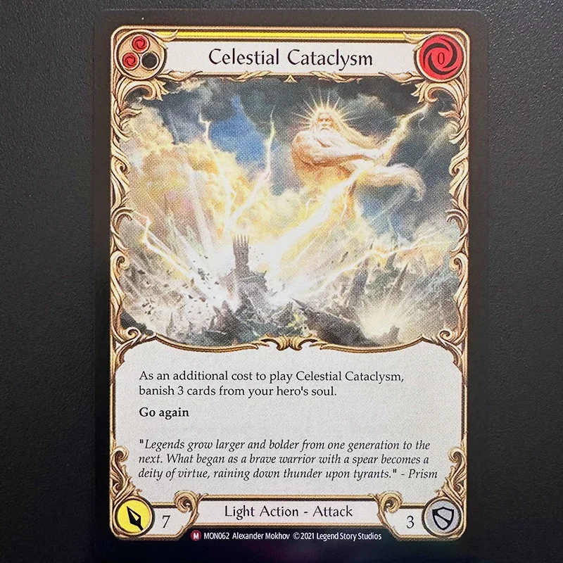 Flesh and Blood NON FOIL Proxy Cards For Entertainment Games FAB Command and Conquer Enlightened Strike Card Collection Toy Gift