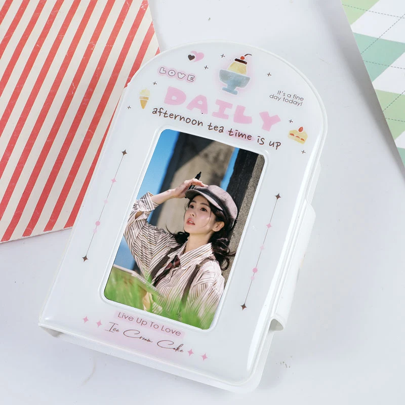 Kpop Binder 3 pollici Photo Card Organizer titolare della carta Idol cartolina Album Photo Lomo Card Collector Card photowcards Holder