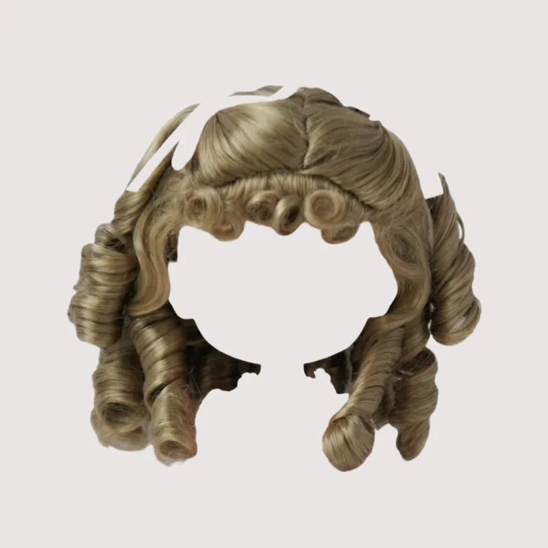 

JD262 Long Curly Twin Pony BJD Synthetic Mohair Hair 1/6 1/4 1/3 YOSD MSD SD Blythe SOS Wig 6-7inch to 10-11inch Accessories