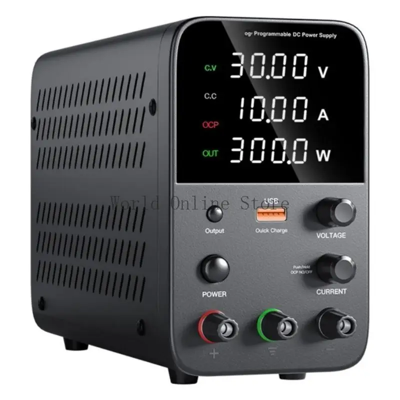 

Variable DCPower Supply 0-30V/60V/120V 0-10A Precise 4digit Display Screen 87HC