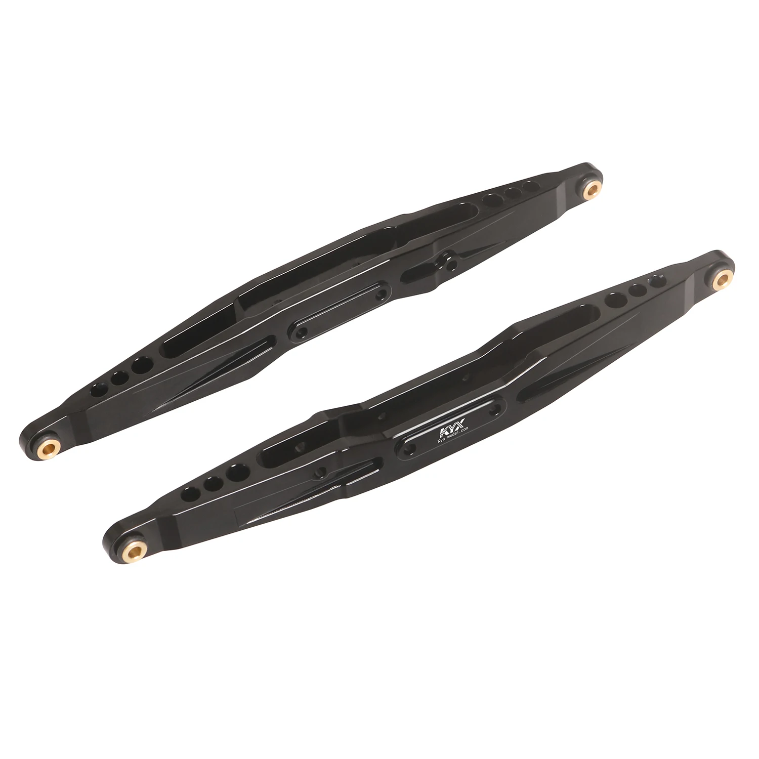 Kyx racing conjunto de braço traseiro de alumínio, peças de atualização, acessórios para carro rc losi 1/10 ford f100 baja rey 2.0