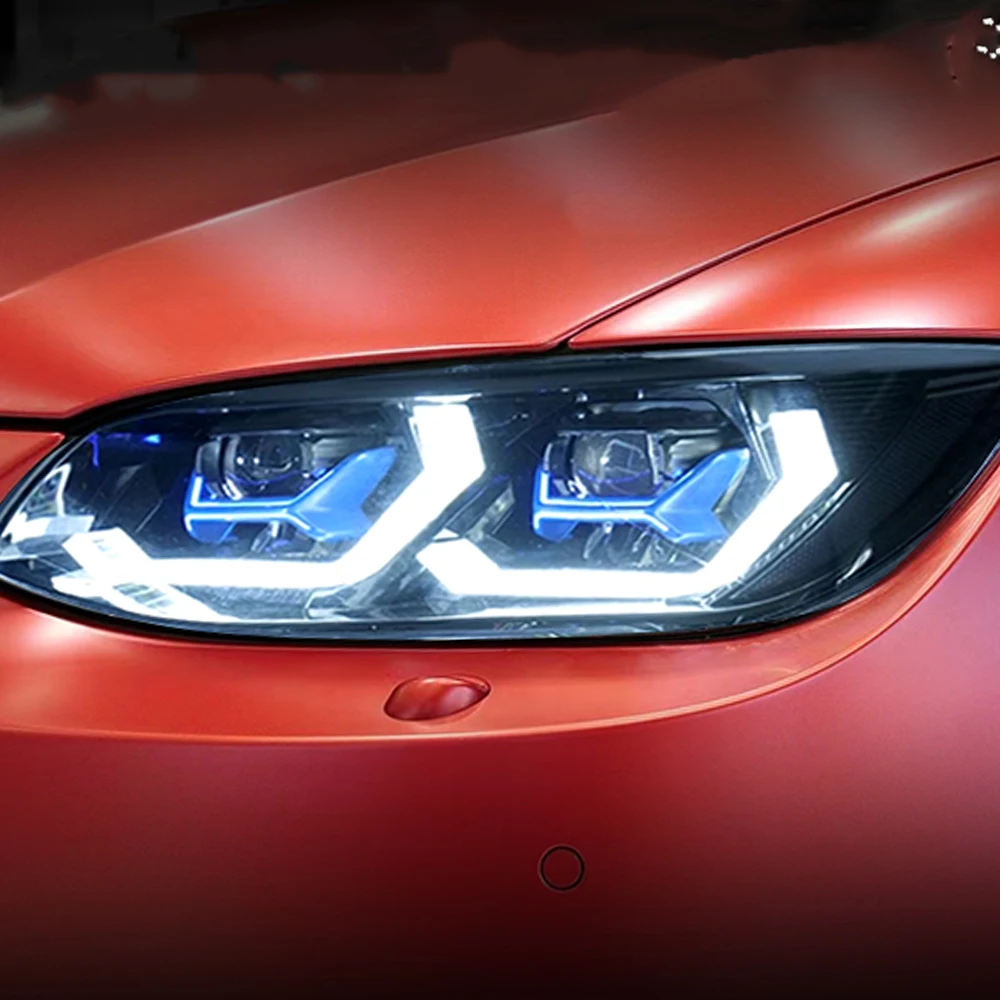 

For Bmw 3 Series E92 E93 320I 325I M3 2007-2010 Led Auto Headlight Assembly Upgrade Startup Effect Projector Lens Accessories