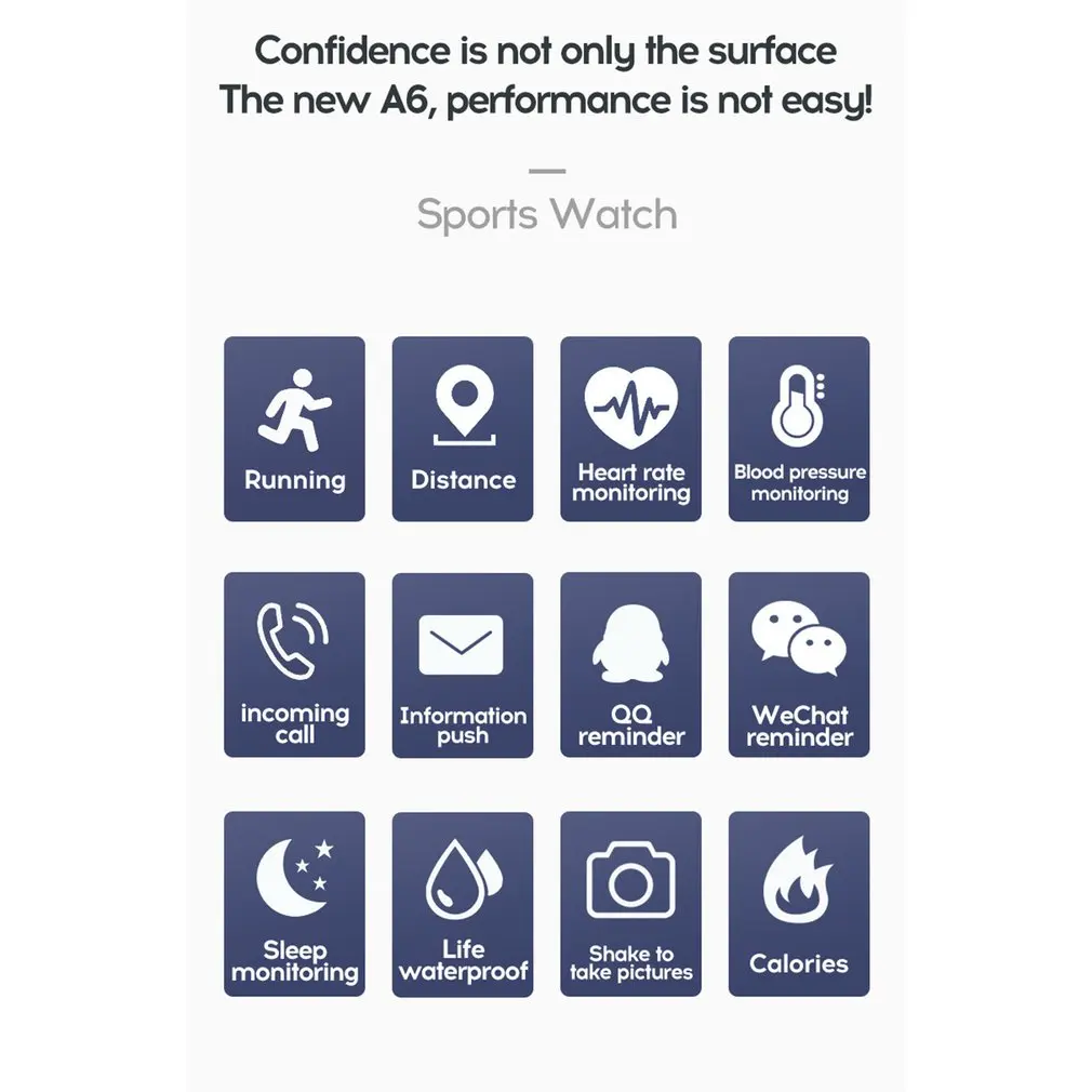 116Plus Touch สมาร์ทวอท์ช1.3นิ้วหน้าจอสีสมาร์ทวอท์ช Multi-Function Pedometer และ Heart Rate การตรวจสอบกีฬาสร้อยข้อมือ