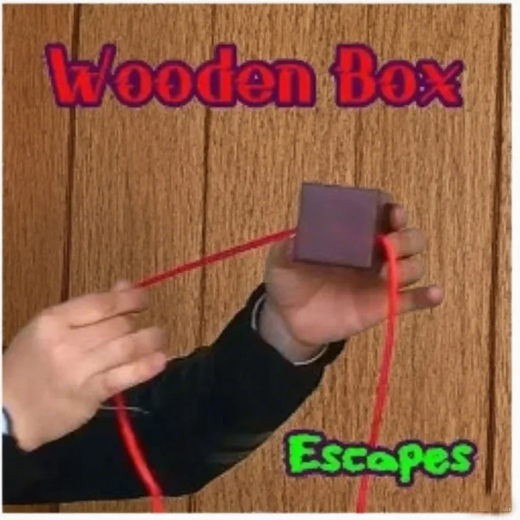 

Wooden Box Escapes - Deluxe Stage Magic Tricks Illusions Gimmicks Classic Magic Props Magician Professional Party Magia