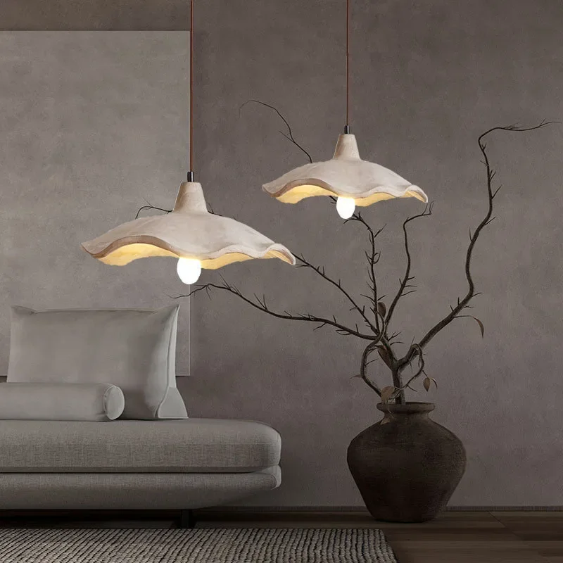 Sili Style Chandelier Japanese Bedroom Bedside Lamp Micro Cement B & B Dining-Room Lamp Cream Style Art Bar Lamp